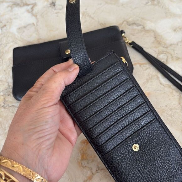 Lodis Olivia Leather Wristlet & Card Stacker Wallet - Picture 10 of 14